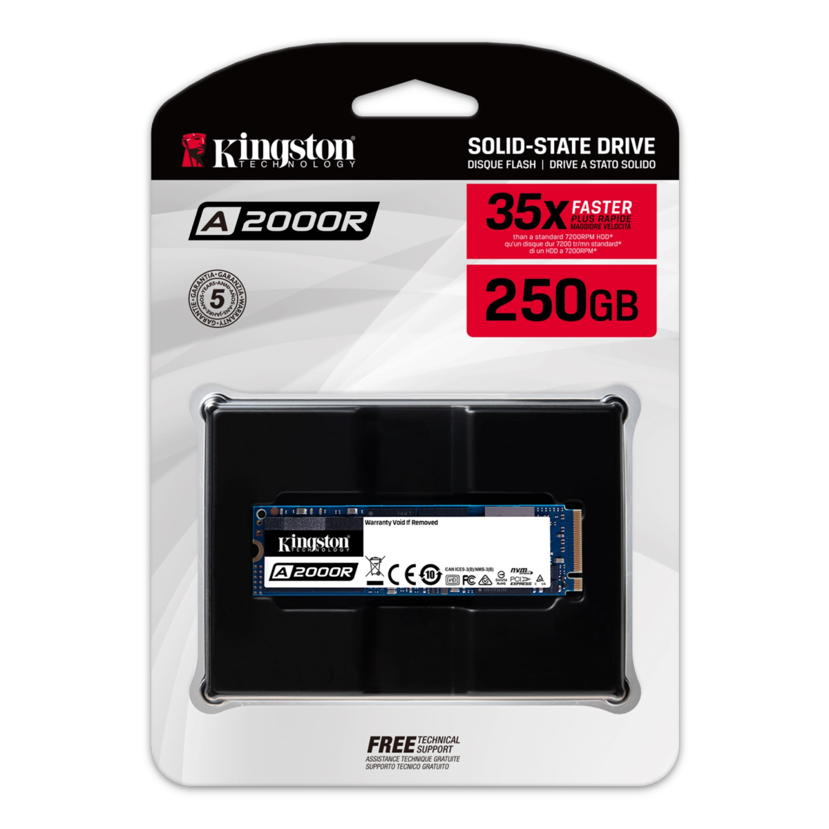 SSD M.2 NVMe Kingston NV1 1TB – (SNVS/1000G) – TECNOSMART – Tienda PC Gamer