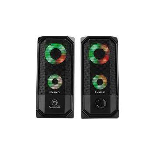 Parlantes Marvo SG-265 RGB Connectors: 3.5 mm jack (audio), USB (power)