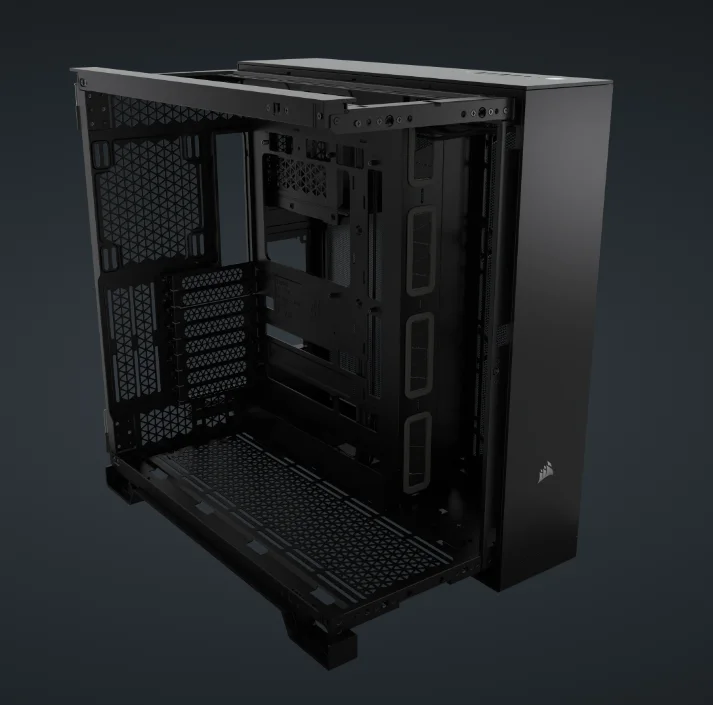 6500X_Cases_14579_1.webp CASE CORSAIR 6500X - MID TOWER - TEMPERED GLASS - BLACK (CC-9011257-WW) - Imagen 1