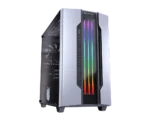 CASE COUGAR GEMINI M - MINI TOWER - TEMPERED GLASS - MICRO ATX - 1 FAN INCLUDED - SILVER (385TMB0.0002) - Imagen 2