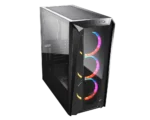 CASE COUGAR MX660-T L RGB - MID TOWER - TEMPERED GLASS - ATX - 3 FAN ARGB INCLUDED - BLACK (385BMS0.0005)
