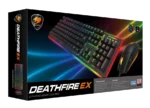 COMBO TECLADO Y MOUSE COUGAR DEATHFIRE EX - RETROILUMINADO (EKM832BKCA) - Imagen 2