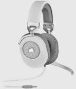 HEADSET GAMING CORSAIR HS65 SURROUND - PC/PS5/XBOX ONE - DOLBY AUDIO 7.1 - WIRED - OMNI-DIRECTIONAL - 3.5MM - WHITE (CA-9011271-NA)