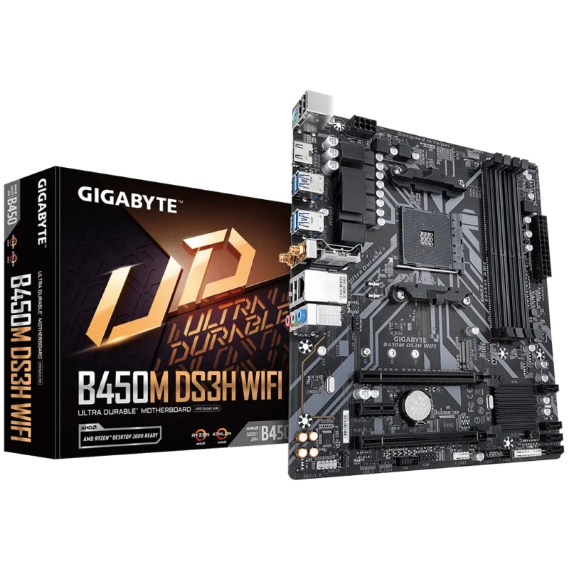 Mainboard Gigabyte B450M DS3H WIFI - Imagen 2