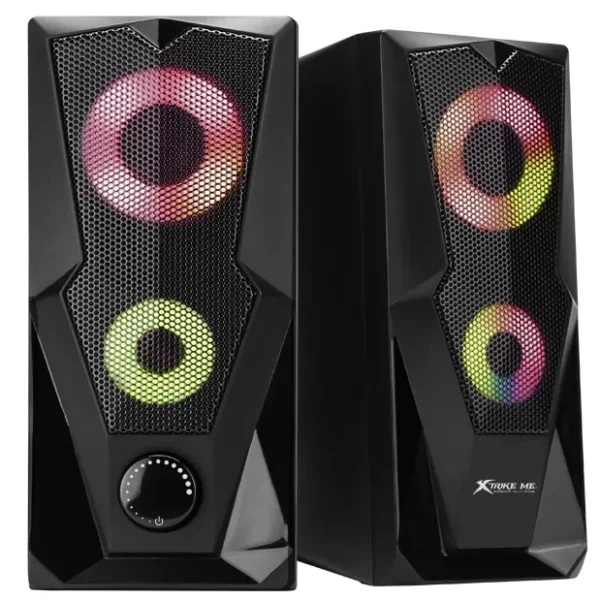 PARLANTE MULTIMEDIA XTRIKE ME SK-501- RGB - 3.5MM - 3W - BLACK
