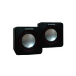 PARLANTES VANTEC VT-ES208BK  - USB + 3.5MM - NEGRO