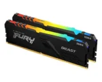 PBA RAM KINGSTON FURY BEAST RGB 8GB DDR4 3600MHZ CL17 BLACK (KF436C17BBA/8)