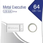 PENDRIVE VERBATIM METAL EXECUTIVE 16GB USB 2.0 - SILVER (98748)