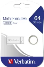 PENDRIVE VERBATIM METAL EXECUTIVE 16GB USB 2.0 - SILVER (98748)