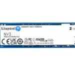 SSD KINGSTON NV3 2TB 2000GB M.2 NVMe PCIe 4.0 6000/5000MB/s (SNV3S/2000G)