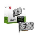 TARJETA DE VIDEO MSI GEFORCE RTX 4060 8GB GDDR6 - VENTUS 2X - OC EDITION - HDMI 2.1a/DP 1.4a - WHITE (912-V516-030)