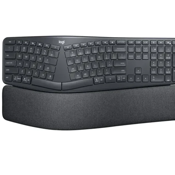 Teclado Logitech Ergo K860, Inalámbrico, Ergonómico, Black