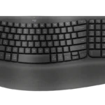 Teclado Logitech Ergo Wave Keys, Inalámbrico, Ergonómico, Graphite