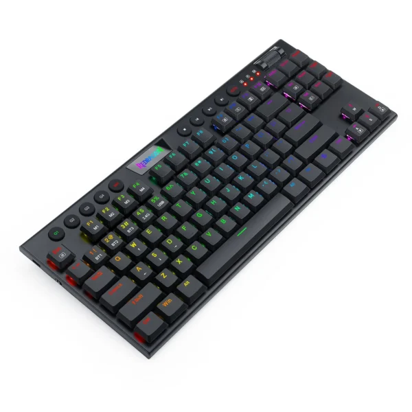 TECLADO MECANICO K621-RGB-SP - WIRELESS TKL - BLUETOOTH 5.0 - RGB CHROMA - 100% ANTI-GHOSTING - BLACK