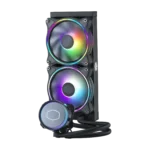 WATER COOLER COOLER MASTER MASTERLIQUID ML240 ILLUSION - ADDRESSABLE GEN 2 RGB - LGA115X - LGA1700 - AM4 - BLACK (MLX-D24M-A18P2-R1)