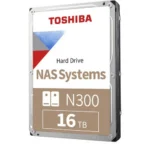 DISCO DURO INTERNO TOSHIBA N300 16TB - 7200RPM - 256MB CACHE - PARA NAS