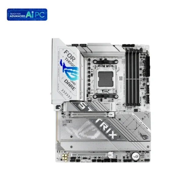 MAINBOARD ASUS ROG STRIX X870-A GAMING WiFi - AMD AM5 - DDR5 - ATX - DP 1.4a/HDMI 2.1 - WHITE/BLACK (90MB1IF0-M0AAY0)