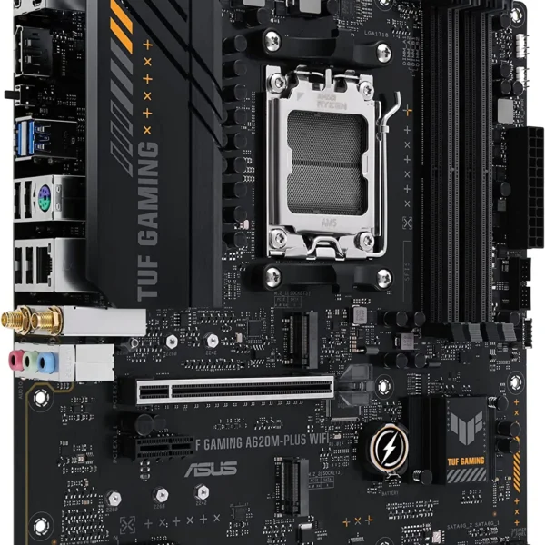 MAINBOARD ASUS TUF GAMING A620M-PLUS WIFI - AM5 - DDR5 - MATX - HDMI/DP (90MB1F00-M0AAY0)