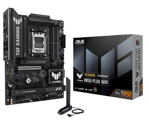 MAINBOARD-ASUS-TUF-GAMING-B850-PLUS-WiFi-AMD-RYZEN-AM5-DDR5-ATX-DP-HDMI-AURA-SYNC-PCIE-5.0-BLACK-90MB1J30-M0EAY0-_Placas-madre_16661_img12148_1.webp MAINBOARD ASUS TUF GAMING B850-PLUS WiFi - AMD RYZEN AM5 - DDR5 - ATX - DP/HDMI - AURA SYNC - PCIE 5.0 - BLACK (90MB1J30-M0EAY0) - Imagen 1