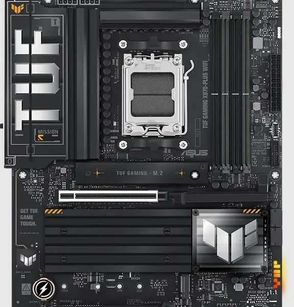 Mainboard Asus TUF Gaming X870-PLUS WIFI - AMD AM5 - 4xDDR5 - ATX