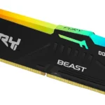 RAM KINGSTON FURY BEAST RGB 32GB DDR5 5600MT/S - CL40 - DIMM (KF556C40BBA-32)