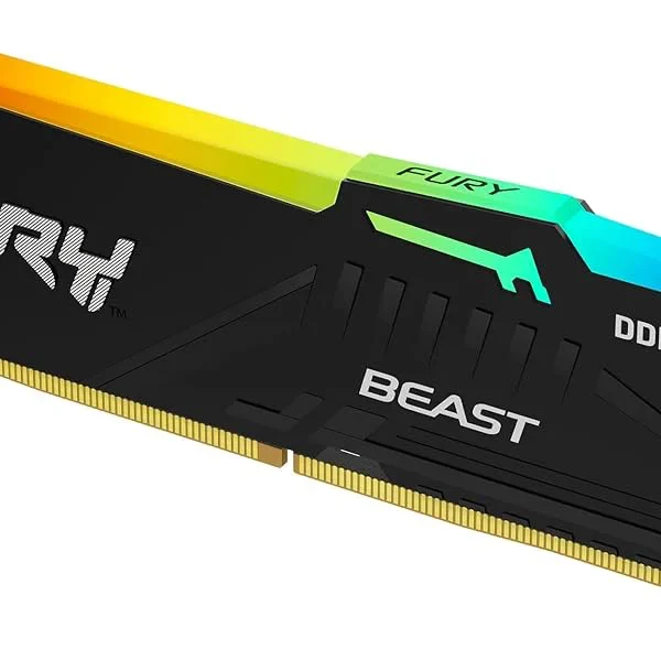 RAM KINGSTON FURY BEAST RGB 32GB DDR5 5600MT/S - CL40 - DIMM (KF556C40BBA-32)