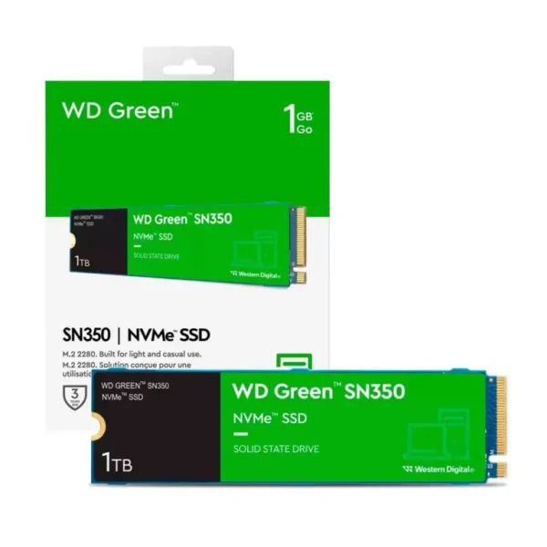 SSD WD SN350 250GB NVME M.2 2280 - 2400MB/S (WDS250G2G0C)