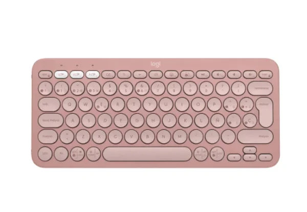 TECLADO LOGITECH PEBBLE KEYS 2 K380S - BLUETOOTH - SILENCIOSO - ESPAÑOL - WHITE (920-011784)