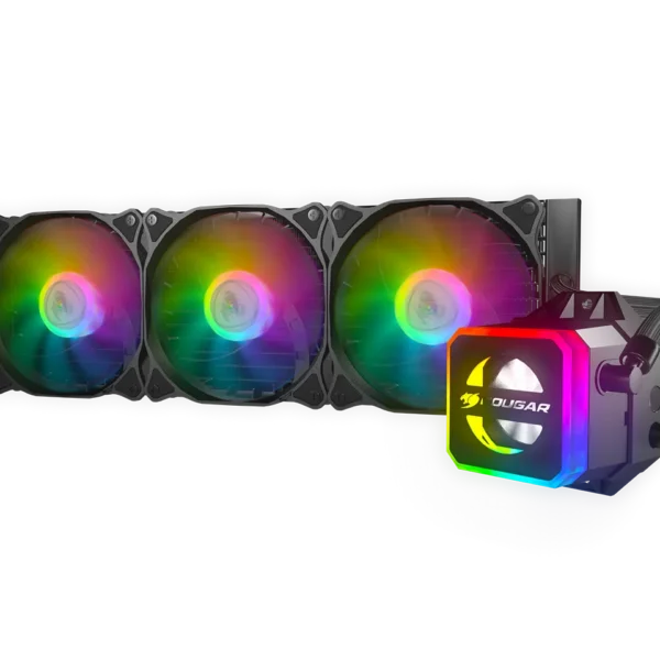 WATER COOLER COUGAR HELOR RGB - 360MM - SOCKET - 115X - AM4 - TR4 - 4 PIN PWM (RL-HLR360-V1)