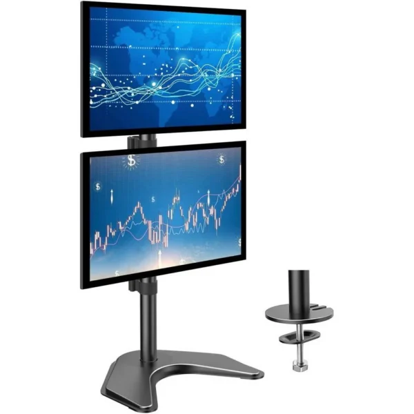 SOPORTE HUANUO 2 BRAZOS VERTICAL para monitores DE 13 A 32" (HNHM2)