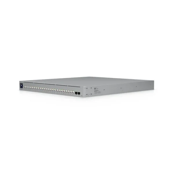 Switch Ubiquiti Enterprise Campus 24 PoE | 24 Puertos (16x10 GbE + 8x 2.5GbE) PoE+++ Etherlighting + 2x SFP+ 25G SFP28 | Alta Disponibilidad (ECS-24-PoE)