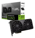 TARJETA DE VIDEO ASUS DUAL GEFORCE RTX 5060 8GB GDDR7 - OC EDITION - DP/HDMI (DUAL-RTX5060-O8G)