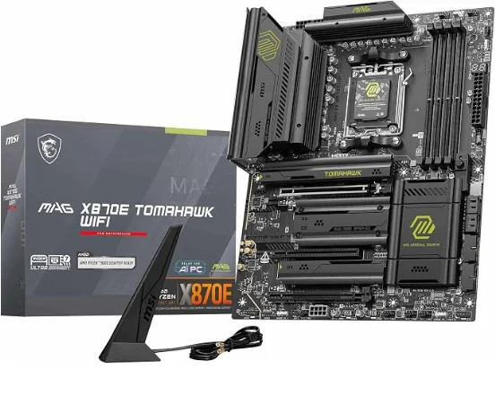 MSI-MAG-X870E-Tomahawk-4015 Mainboard MSI MAG X870E Tomahawk WiFi - ATX - DDR5 - M.2 Gen5, Wi-Fi 7, 5G LAN - Imagen 1
