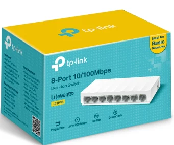 SG1008-4008 Switch TP-Link TL-SG1008 Rackeable - 8 puertos Gigabit 10/100/1000Mps - Imagen 1