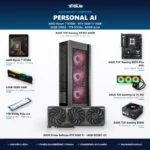 ASUS Agent Computer Personal AI con AMD Ryzen 7 9700X, ASUS Prime GeForce RTX 5060 Ti 16GB GDDR7, 32GB DDR5 y SSD 1TB – Tecnosmart