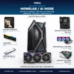 ASUS Agent HomeLab / AI Node con AMD Ryzen 9 9950X3D, ASUS ROG Astral GeForce RTX 5090 32GB GDDR7, 128GB DDR5 y SSD 4TB – Tecnosmart