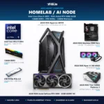 ASUS Agent HomeLab / AI Node con Intel Core Ultra 9 285K, ASUS ROG Astral GeForce RTX 5090 32GB GDDR7, 128GB DDR5 y SSD 4TB – Tecnosmart