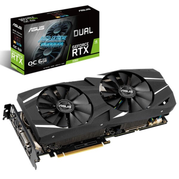 Tarjeta de video Asus Dual RTX 2060 6GB OC - (90YV0CH2-MYAA001)