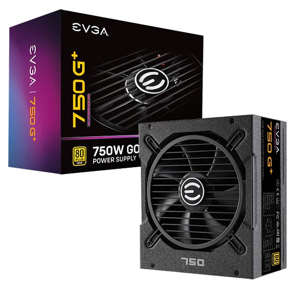 Fuente de poder EVGA SuperNOVA 750 G+ - (120-GP-0750-X1)