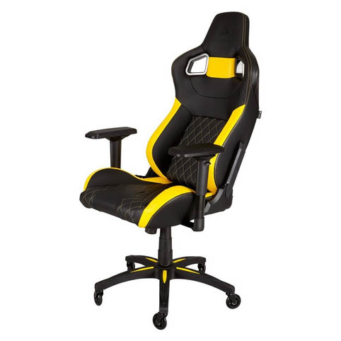 Silla Gamer Corsair T1 Race - Yellow