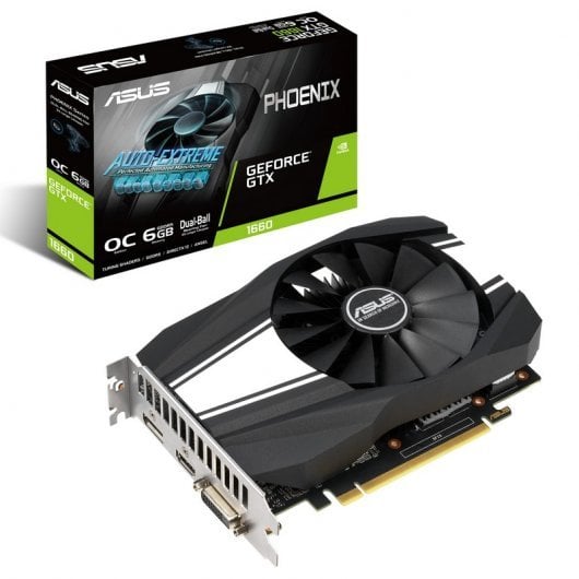 Tarjeta de video Asus Phoenix GTX 1660 SUPER 6GB OC - (PH-GTX1660S-O6G)