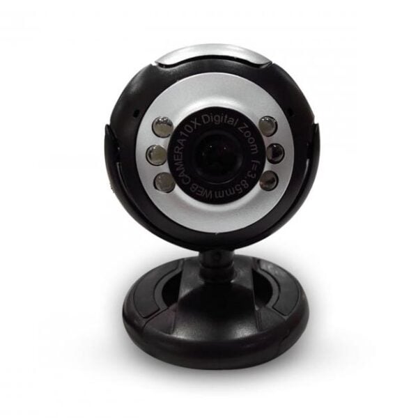 Webcam VAntec HD con microfono negra - bulk - (USB + 3.5mm)