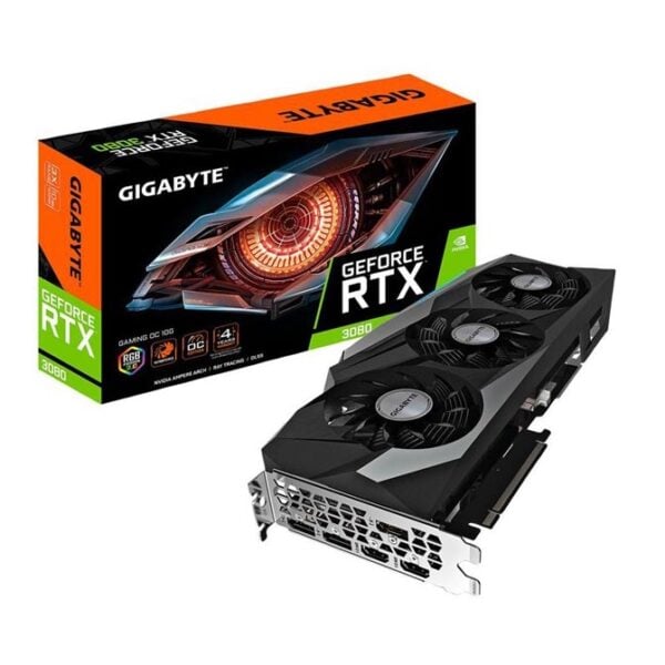 Tarjeta de video Gigabyte RTX 3080 10GB OC - (GV-N3080GAMING OC-10GD)