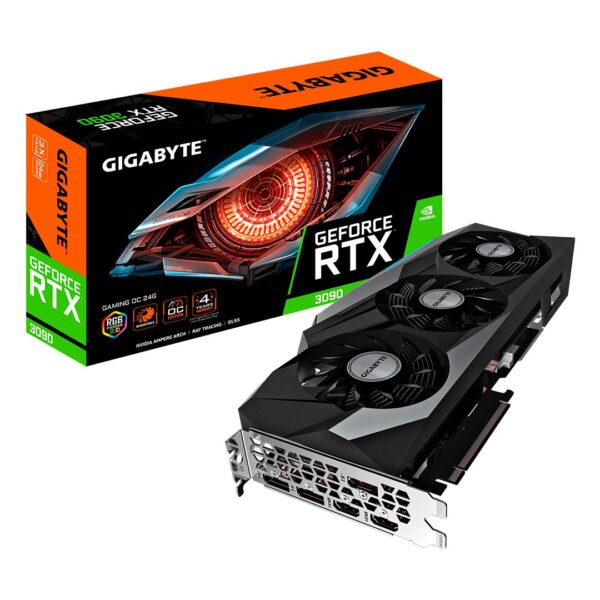 Tarjeta de video Gigabyte RTX 3090 Gaming OC 24GB - (GV-N3090GAMING OC-24GD)
