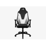 SILLA AEROCOOL ADMIRAL WHITE - HASTA 150KG - CILINDRO A GAS CLASE 4 - BIFMA X5.1 - WHITE/BLACK