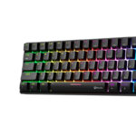 TECLADO MECANICO MEETION MT-MK005BT BLUETOOTH - 60% LED - OUTEMU BLUE SWITCH - USB TYPE-C - 556G - BLACK