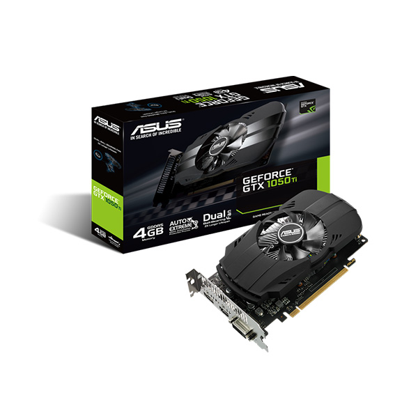 Tarjeta de video Asus Phoenix GTX 1050 Ti 4GB - (PH-GTX1050TI-4G)