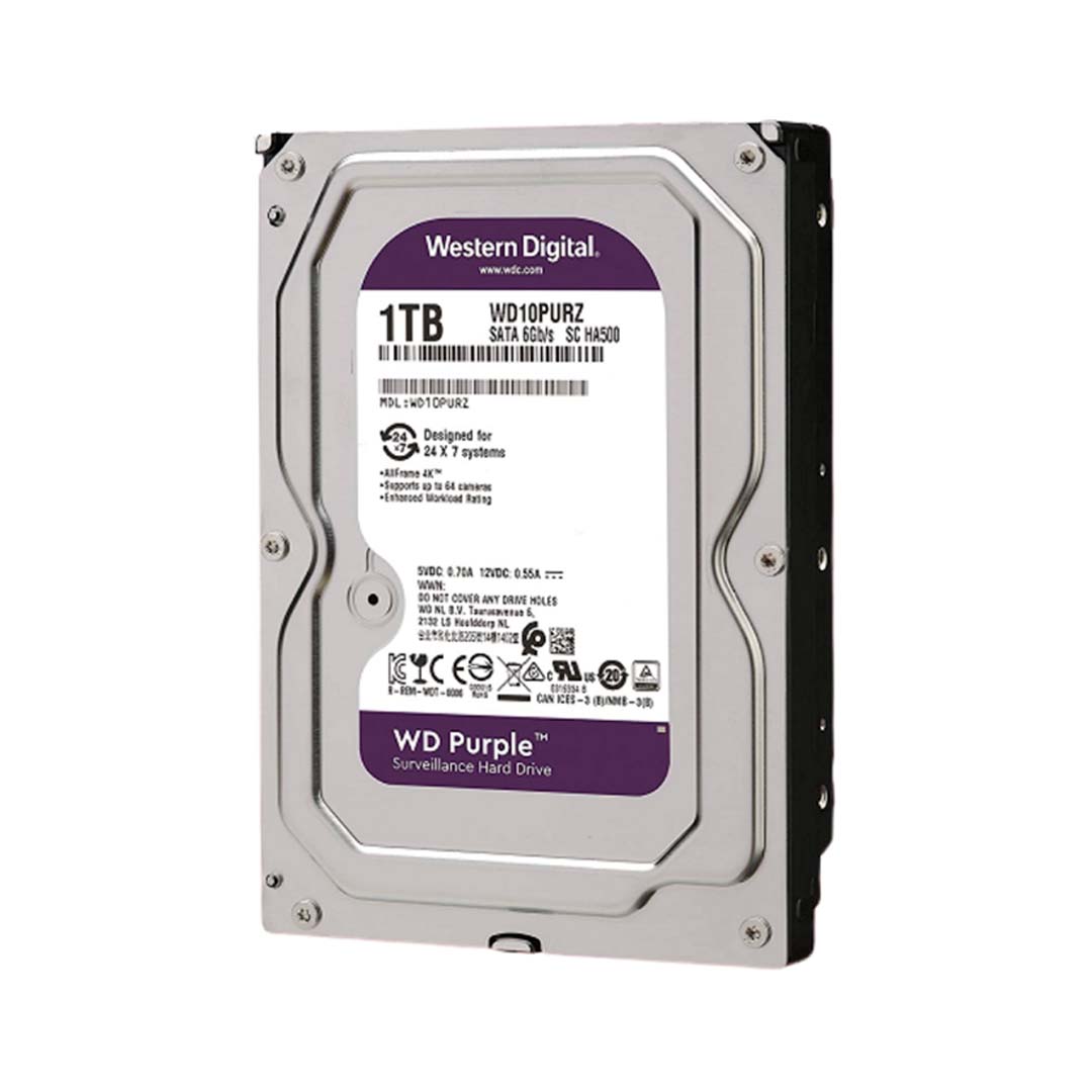 Dusco Duro WD Purple 1TB - 3.5 - (WD10PURZ)