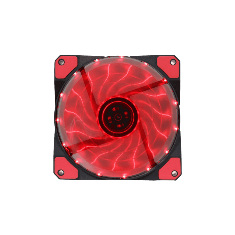 COO0451 VENTILADOR GAMEMAX AIR FORCE GMX-AF12R - 120MM - LED RED