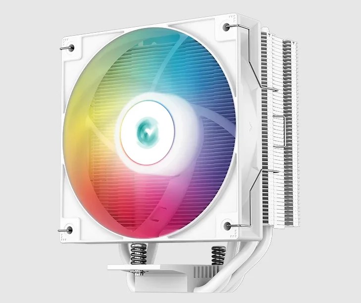 AIR COOLER DEEPCOOL AG400 WH ARGB - 4 PIN PWM - 500-2000RPM - LGA1700/115X - AM5/AM4 - WHITE (AG400-WHANMC-G-2)